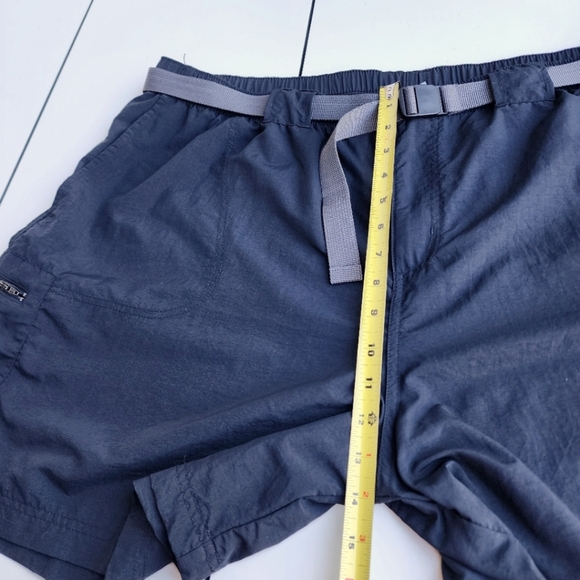 Columbia Belted Active Outdoor Trail Hiking Camping Shorts Charcoal Gray Mens 3X - Picture 5 of 10